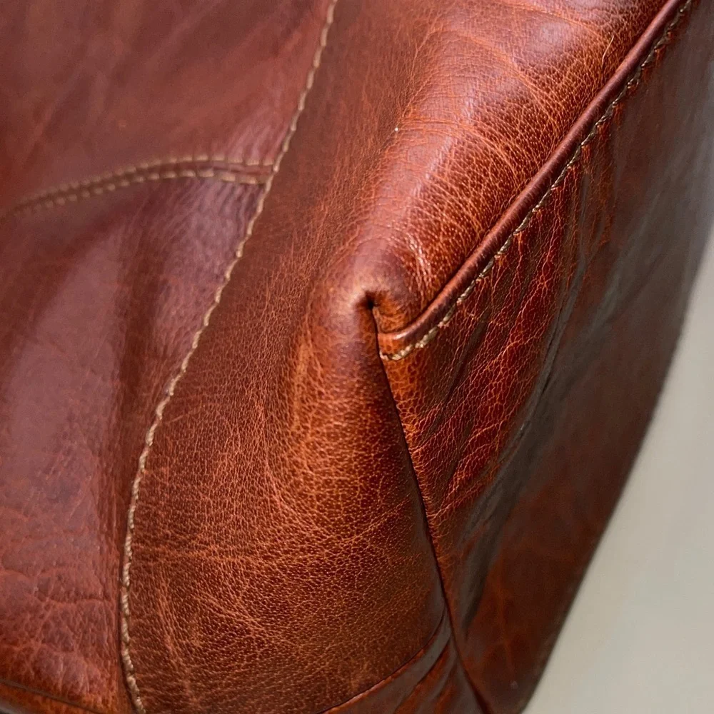 Diba True Substantial Elegant Hearty Brown Leather Shoulder Bag by Diba True